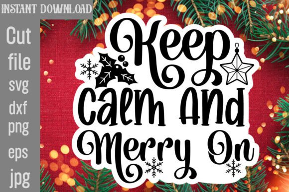 Review: Keep Calm and Merry SVG for Embroidery