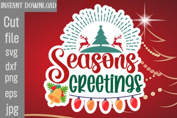 Review: Seasons Greetings SVG Cut File for Embroidery