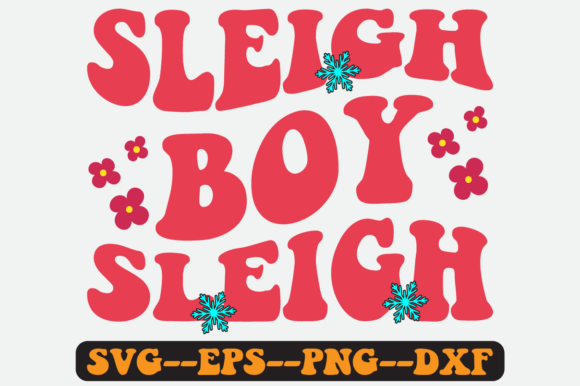 Review: Sleigh Boy Sleigh Quote Retro Svg for Embroidery