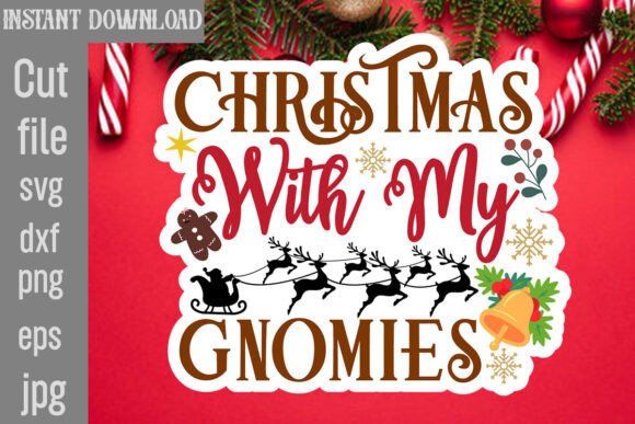 Reviewing Christmas with My Gnomies SVG for Embroidery