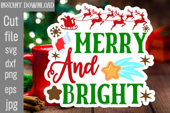 Reviewing the Merry and Bright SVG Cut File