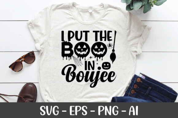 Stitching the Vibe: A Designer’s Take on I Put the Boo in Boujee SVG